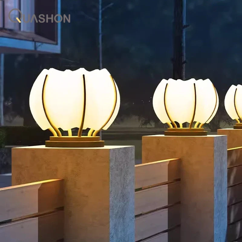 Solarlampe für Außen aus Edelstahl – Solécatis