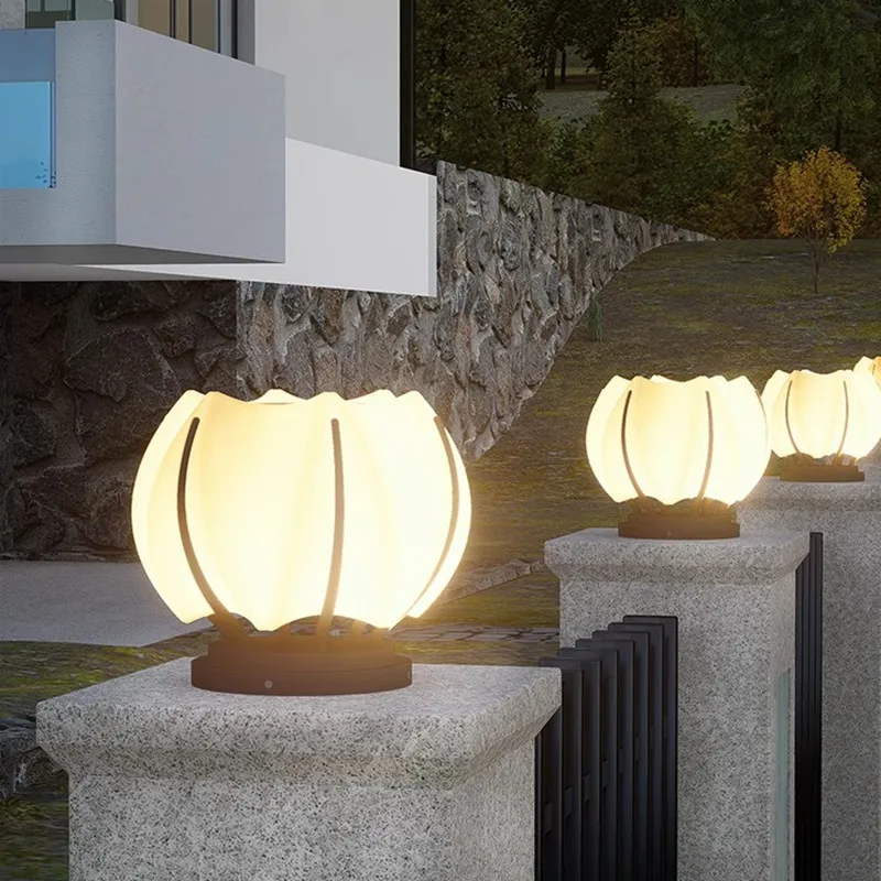 Solarlampe für Außen aus Edelstahl – Solécatis