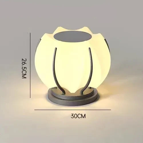 Solarlampe für Außen aus Edelstahl – Solécatis