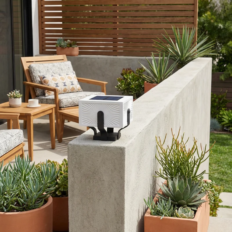 Solarlampe für den Garten aus Edelstahl – Solastice