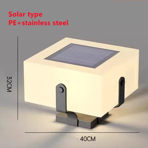 Solarlampe für den Garten aus Edelstahl – Solastice