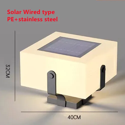 Solarlampe für den Garten aus Edelstahl – Solastice