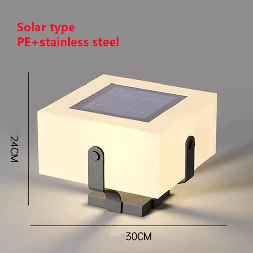 Solarlampe für den Garten aus Edelstahl – Solastice