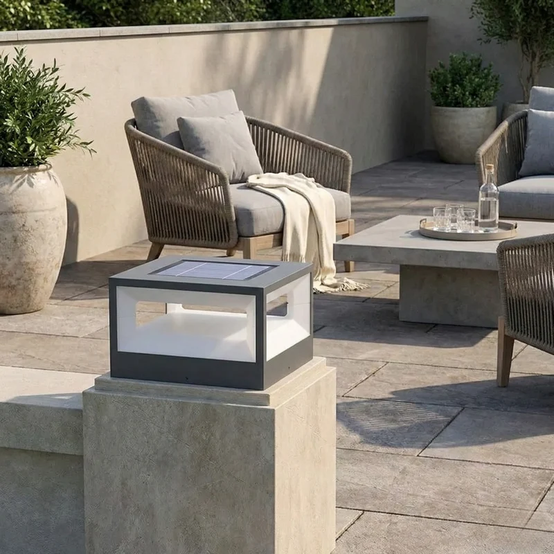 Solarlampe für den Außenbereich aus Edelstahl – Solarique