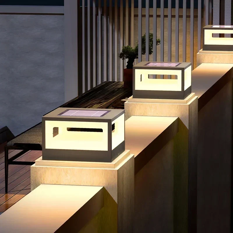Solarlampe für den Außenbereich aus Edelstahl – Solarique