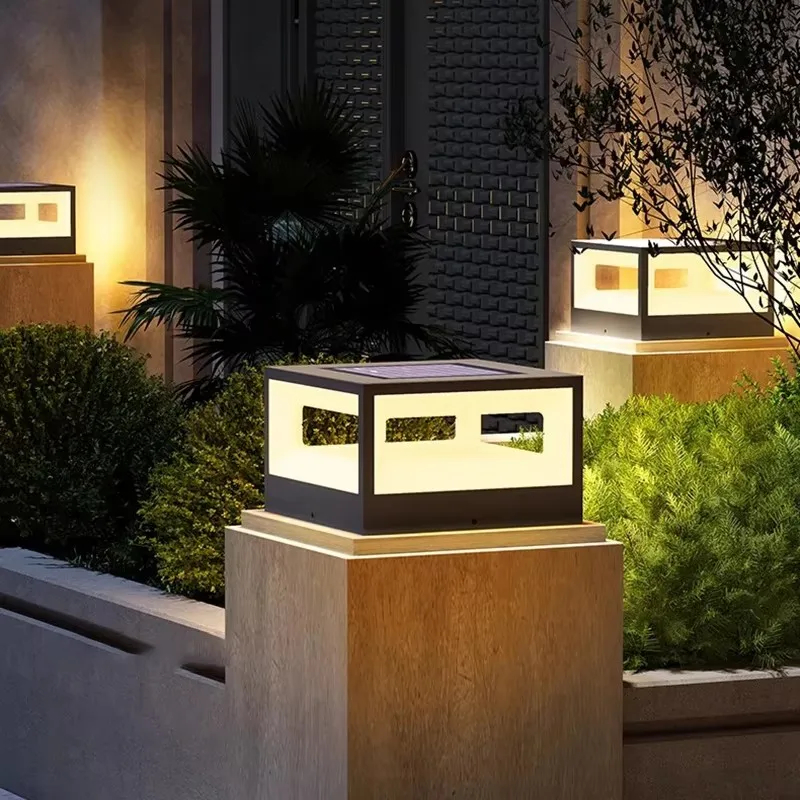 Solarlampe für den Außenbereich aus Edelstahl – Solarique