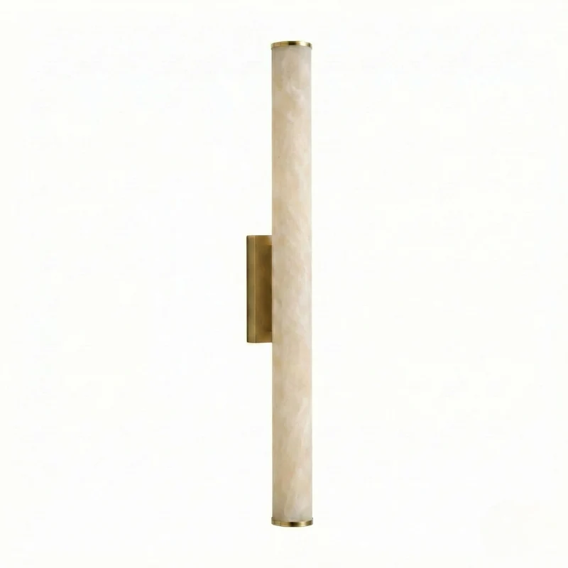 Minimalistische Wandleuchte aus Kupfer und Marmor für Wohnzimmer – Marmoria