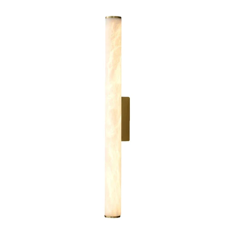 Minimalistische Wandleuchte aus Kupfer und Marmor für Wohnzimmer – Marmoria