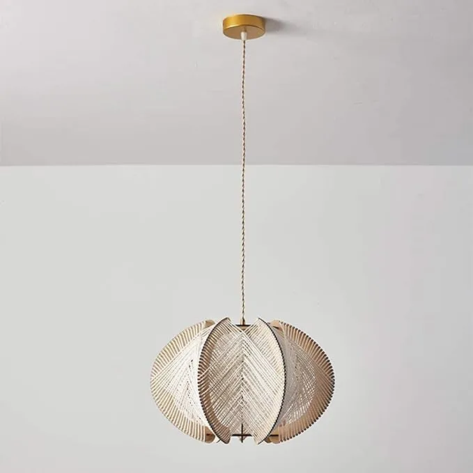 Nordische Holz-Hängelampe für den Innenbereich – Nordisea