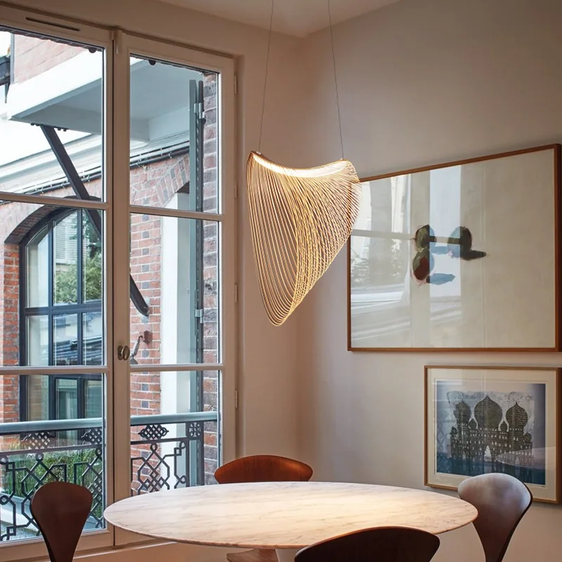 Elegante Bambus-Hängelampe für Wohnzimmer – Arboréa