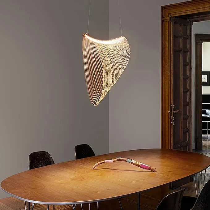 Elegante Bambus-Hängelampe für Wohnzimmer – Arboréa