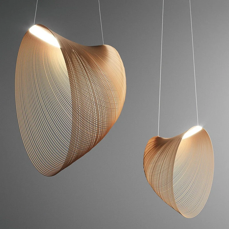 Elegante Bambus-Hängelampe für Wohnzimmer – Arboréa
