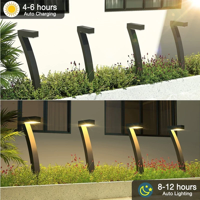 Zeitgenössische wasserdichte Solar-Gartenlampen – Célestion