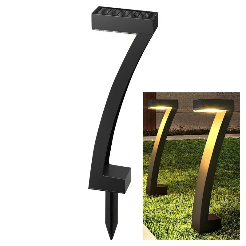Zeitgenössische wasserdichte Solar-Gartenlampen – Célestion