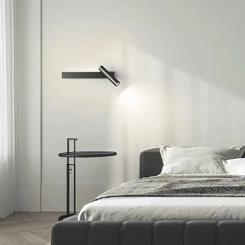 Wall Lamp Spotlight Minimalist Linear LED, Black / Gold