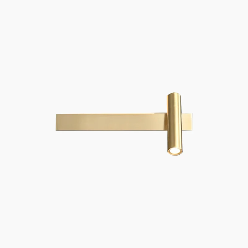 Wall Lamp Spotlight Minimalist Linear LED, Black / Gold