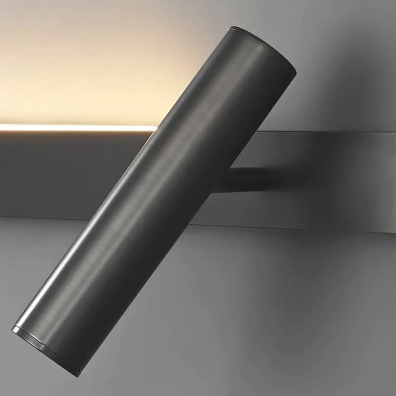 Wall Lamp Spotlight Minimalist Linear LED, Black / Gold