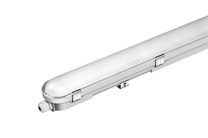 LED Feuchtraumleuchte mit Strip 150cm 39W 7020lm 3000/4000/6500K IP65 Grau - LED's Light Pro