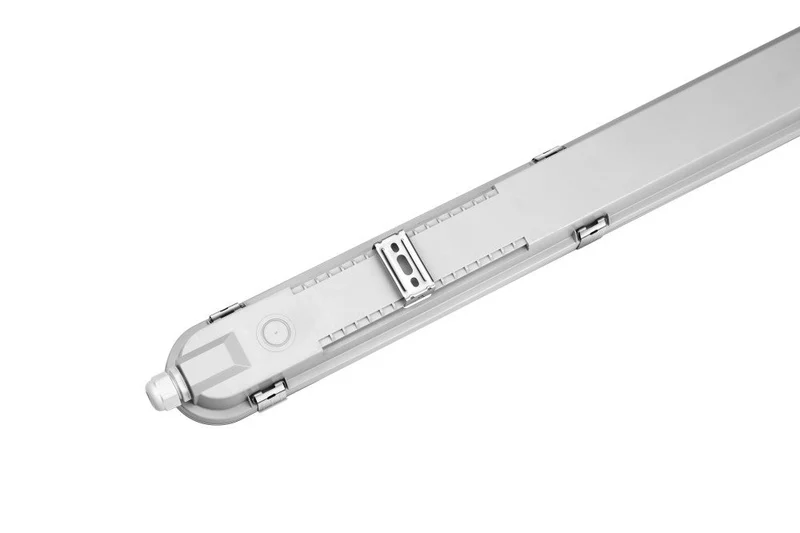 LED Feuchtraumleuchte mit Strip 150cm 39W 7020lm 3000/4000/6500K IP65 Grau - LED's Light Pro
