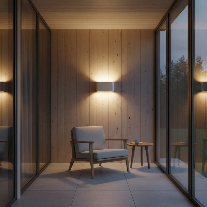 Moderne Wandleuchte aus Aluminium – Armonisa