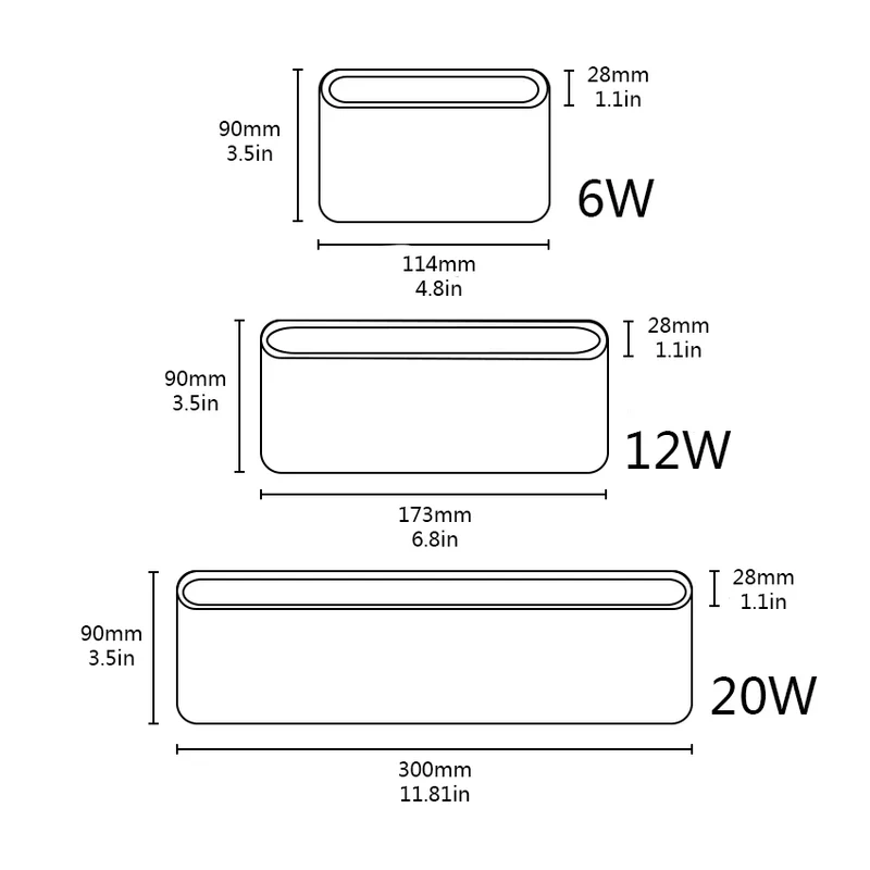 Moderne Wandleuchte aus Aluminium – Armonisa