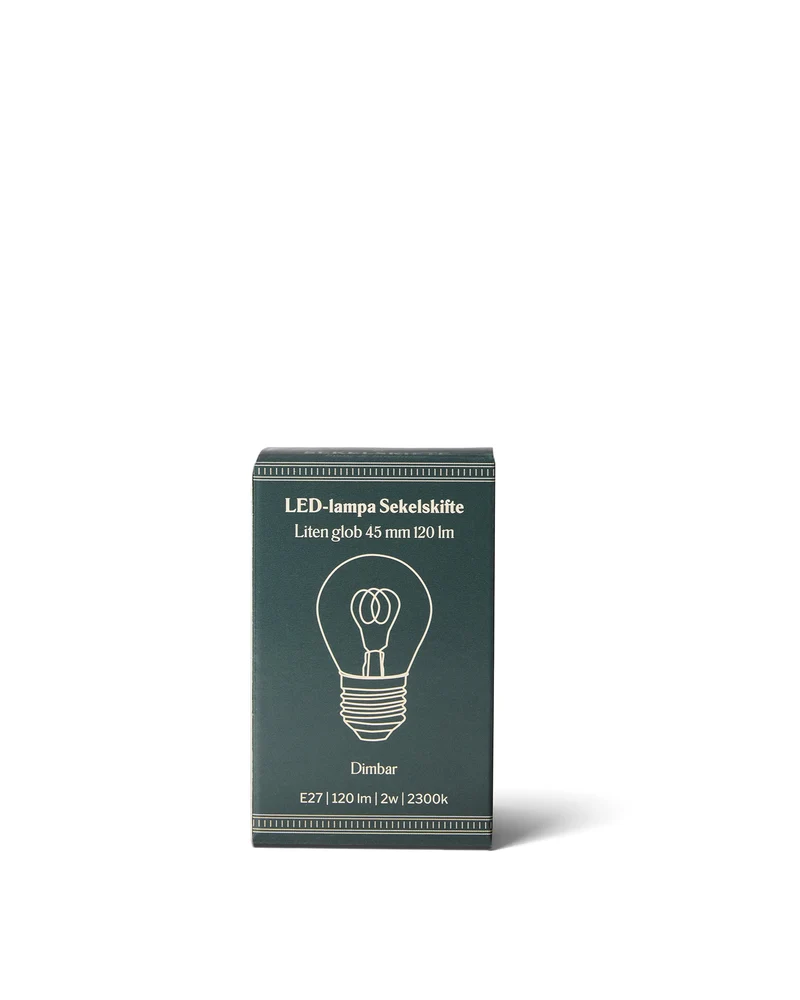 LED-lampa Sekelskifte - Liten rund 45 mm 120 lm