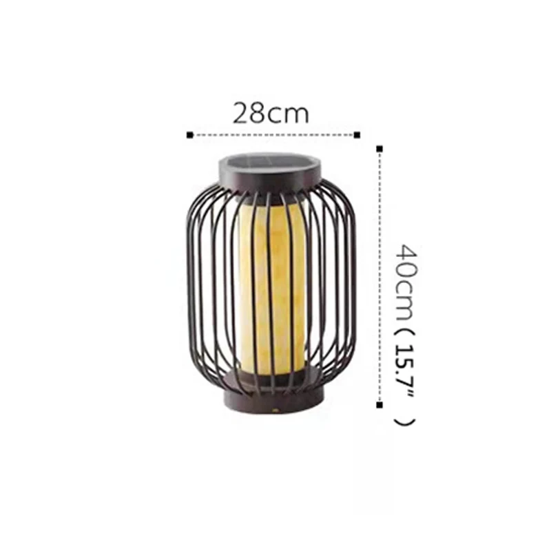 Moderne Rasenlampe aus Edelstahl – Taléria