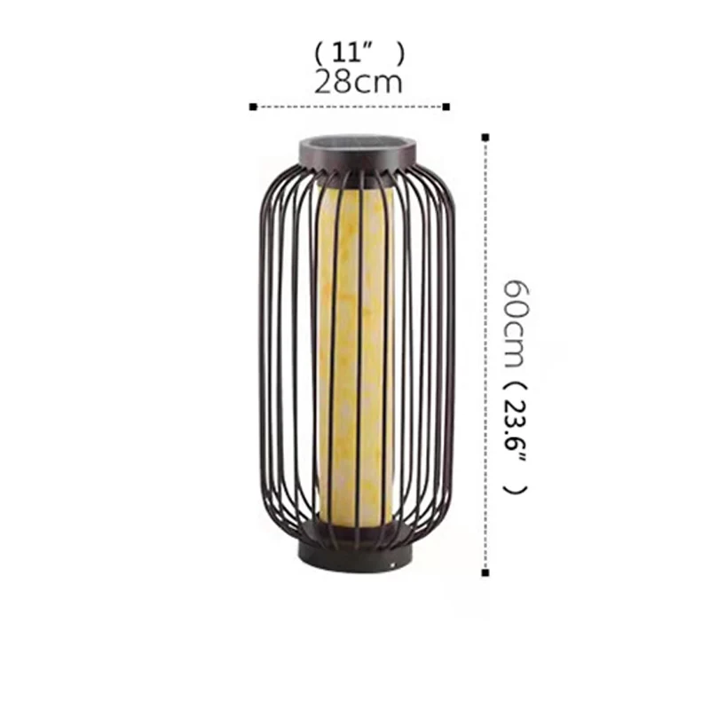 Moderne Rasenlampe aus Edelstahl – Taléria
