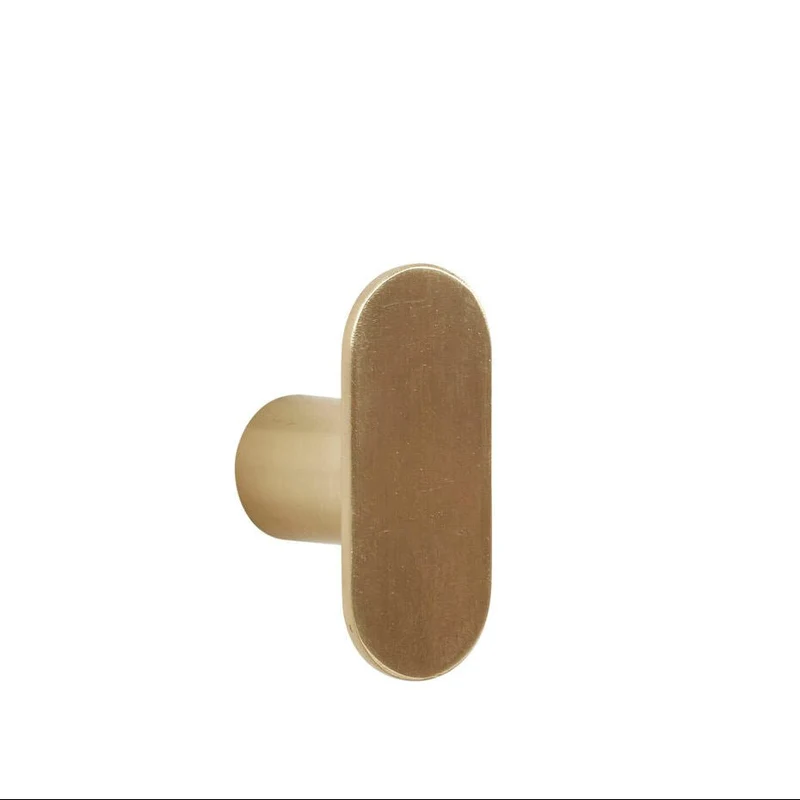 Piccolo Wandhaken Messing - Hübsch Interior