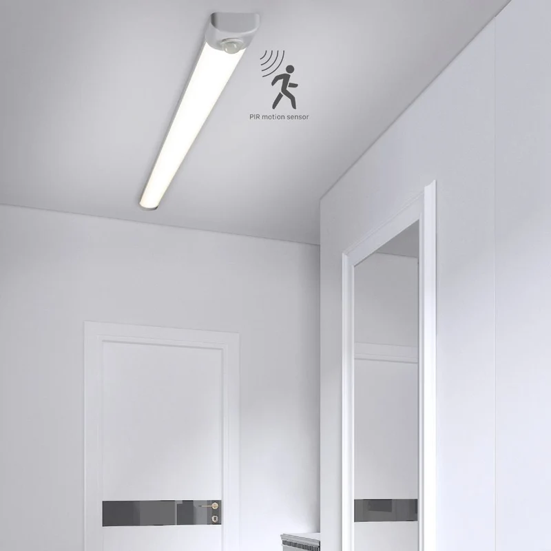LED-Lichtleiste mit Bewegungsmelder 36W neutralweiß 120cm - LED's Light
