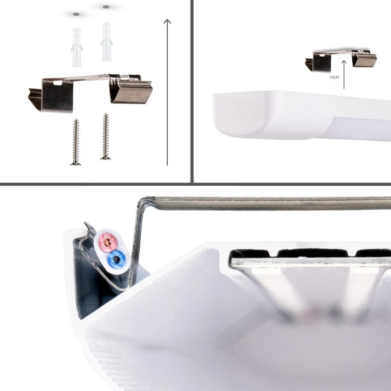 LED-Lichtleiste mit Bewegungsmelder 36W neutralweiß 120cm - LED's Light