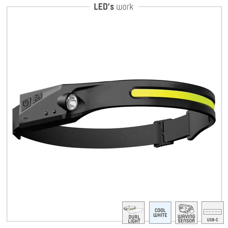 LED-Arbeitsscheinwerfer – 3,5 W, 300 lm, 7000 K, LiPo (Lithium-Polymer), 4,44 Wh – IP44
