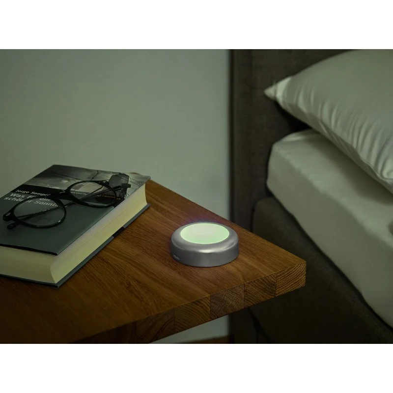 OSRAM Bluetooth SMART DOT-IT TWIST & SHAKE, wiederaufladbarer Dot, White Noise Funktion, RGBW, 4000K