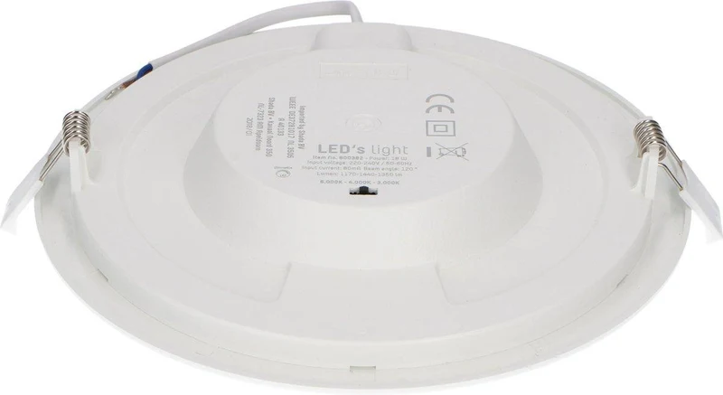 LED-Strahler 22,5cm dimmbar 15W CCT warm-neutral-kaltweiß Unterputz Aufputz - LED's Light