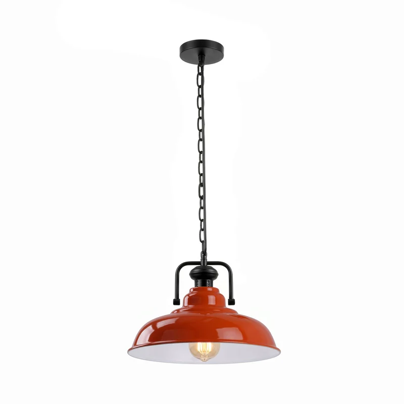 Gutsherrenleuchte mit Kette – Vintage Industrie Pendellampe | Ø32cm | E27 ~3495
