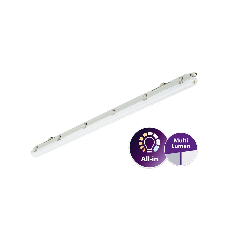 Philips Ledinaire | LED-Lichtleiste | 150 cm | 53 W | 4000 K – Naturweiß (840) | IP65 | Nicht dimmbar | Durchgangsverdrahtung möglich