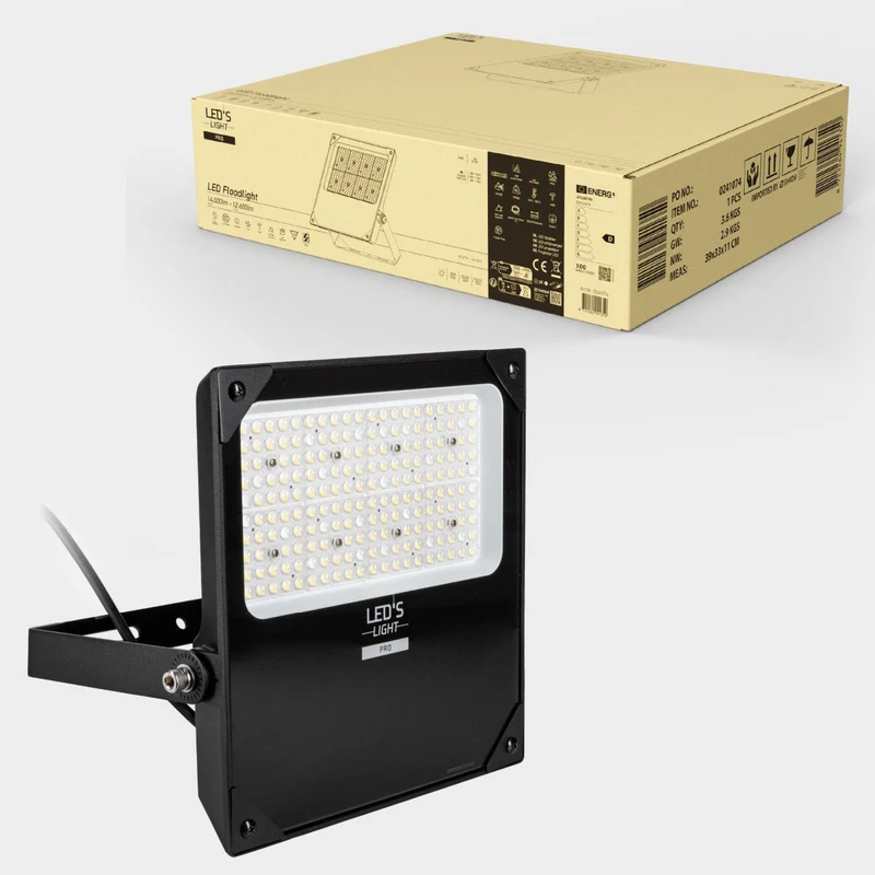 LED Flutlicht 100W 14000lm 3000/4000/5000K warmweiß/neutralweiß IP66 - LED's Light Pro