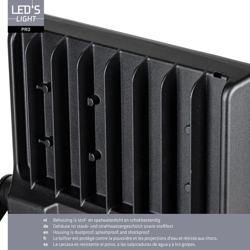 LED Flutlicht 100W 14000lm 3000/4000/5000K warmweiß/neutralweiß IP66 - LED's Light Pro