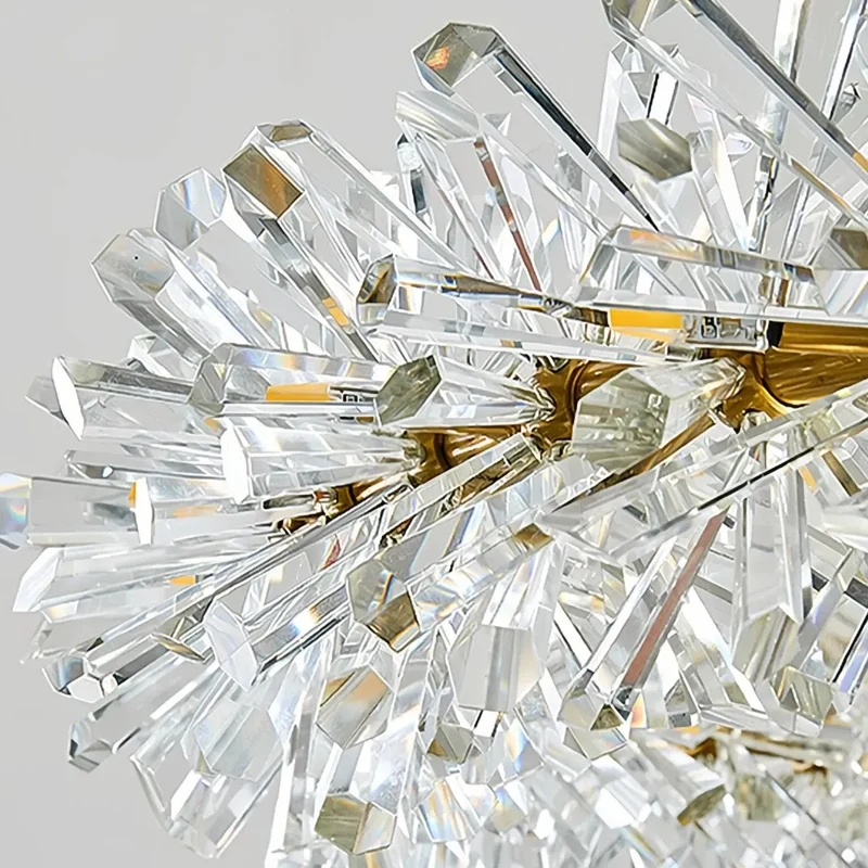 LED Kristall Ring Kronleuchter für Wohnzimmer
