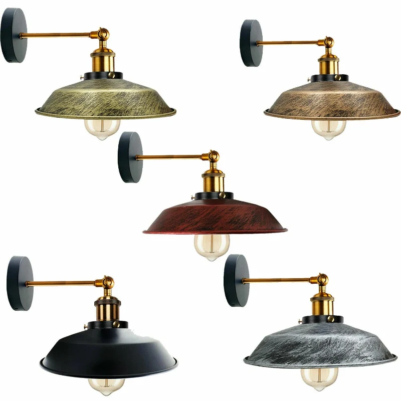 Industrial Wandleuchten Metall-Design Wandlampe ~3537