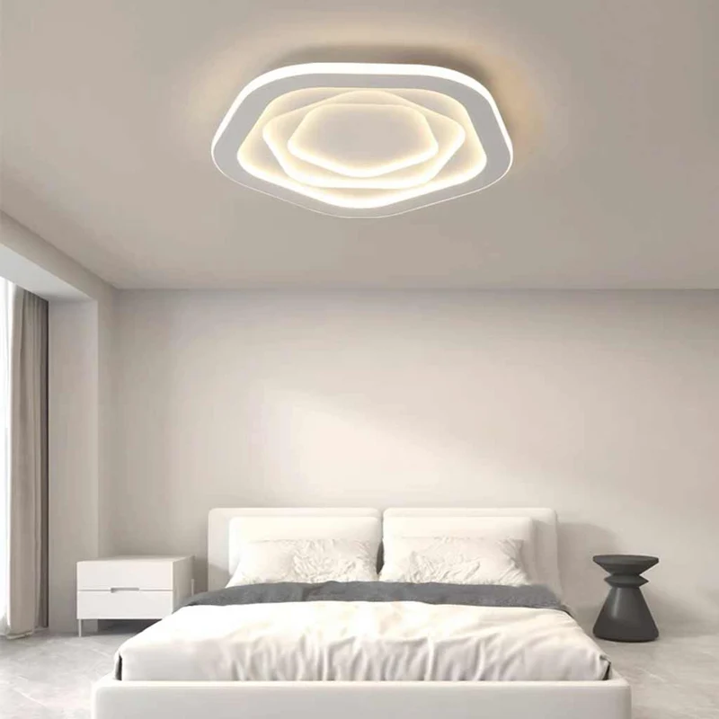 Ceiling Light Simple Triangle / Pentagon LED Dimmable, White