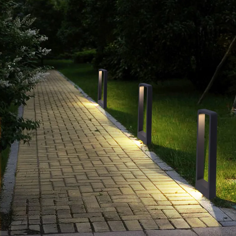 Zeitgemäßer Garten-Poller mit Beleuchtung – Arclumia