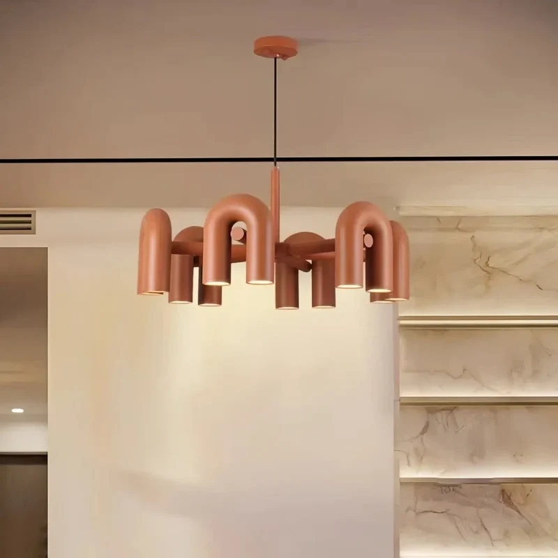 Moderne Design Pendelleuchte mit verstellbarem U-förmigem Lampenkopf