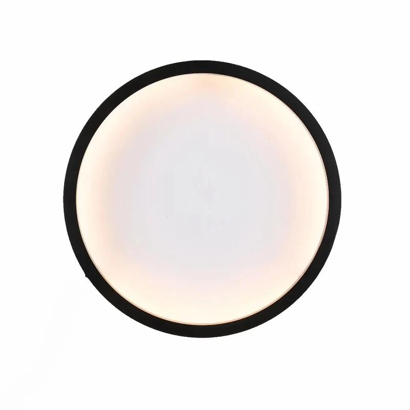 Moderne LED-Ring-Wandleuchte für das Wohnzimmer mit Akku
