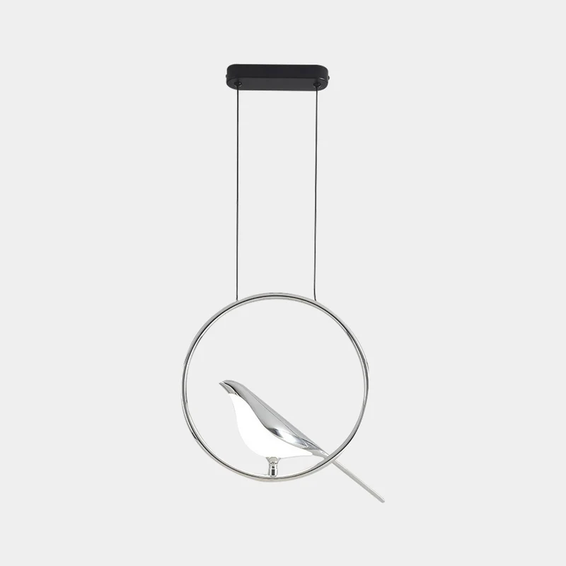 Pendant Light Unique Circular / Oval Magpie Bird LED