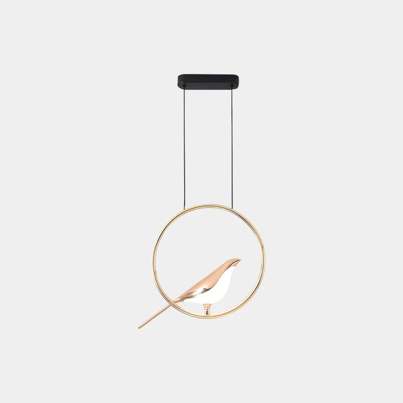 Pendant Light Unique Circular / Oval Magpie Bird LED