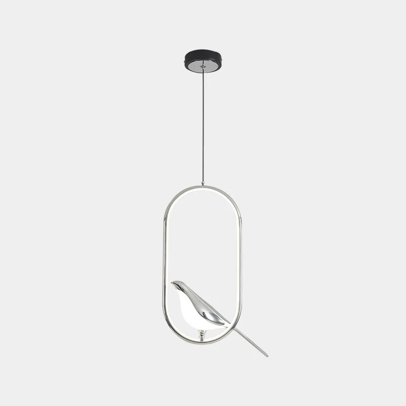 Pendant Light Unique Circular / Oval Magpie Bird LED