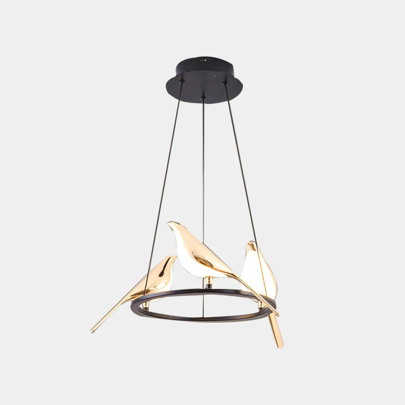 Chandelier Pendant Light Unique Creative Magpie Bird LED