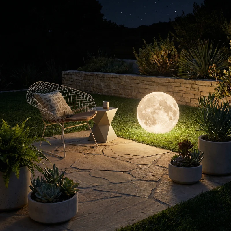 Dekorative wasserdichte Solar-Außenlampe aus ABS – Mirelvios