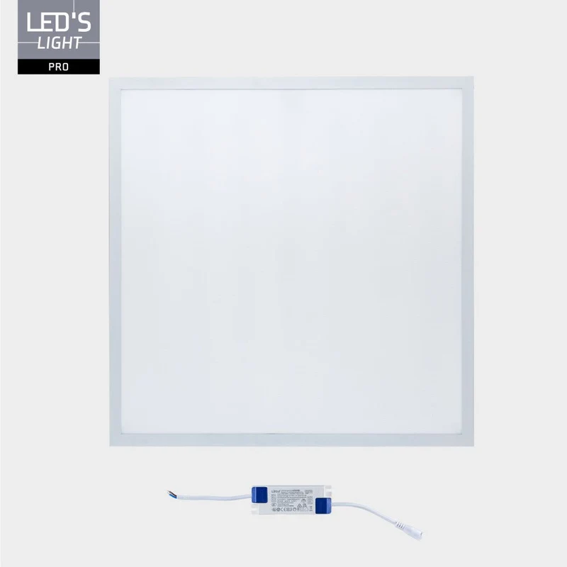 LED-Panel Light Pro – 180 lm/W – 25 W, 4500 lm, 4000 K, UGR < 19 – 620 x 620 mm – Lifud-Treiber – Weiß – Deutsche Größe